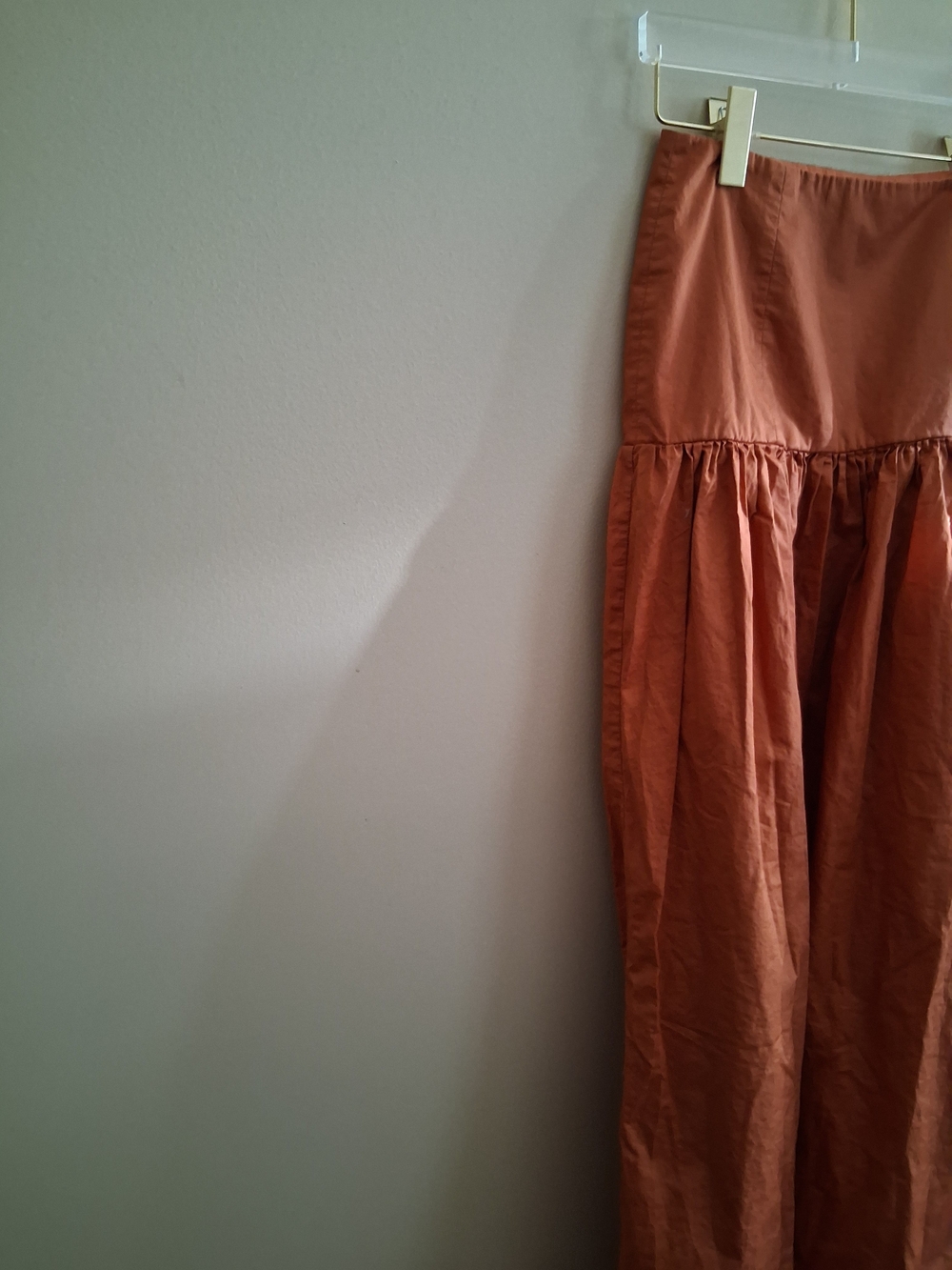Meshki Strapless Maxi Dress in Gorgeous Terracotta Size Medium